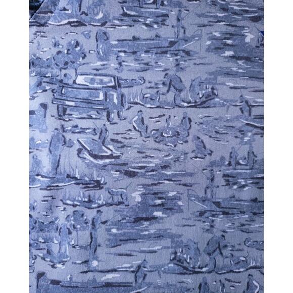 NWT SOUTHERN TIDE Cliff Intercoastal Performance‎ Shirt Blue Size S MSRP $125 - Picture 9 of 9